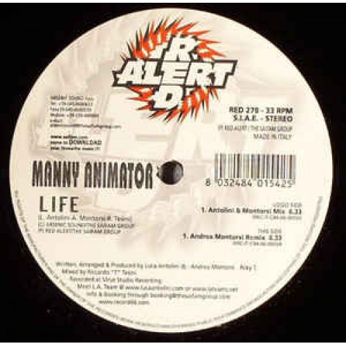 MANNY ANIMATOR - LIFE - RED ALERT MANNY ANIMATOR - LIFE - RED ALERT