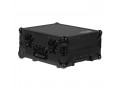 UDG Ultimate Flight Case Multi Format Turntable Black MK2 Plus Trolley And Wheels